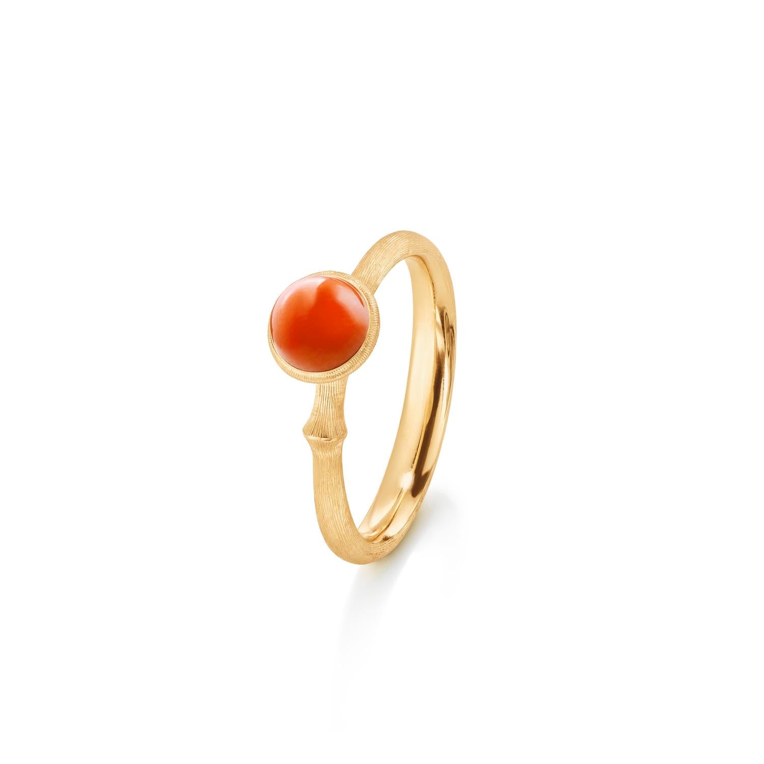 Ole Lynggaard Lotus Ring Coral size 0