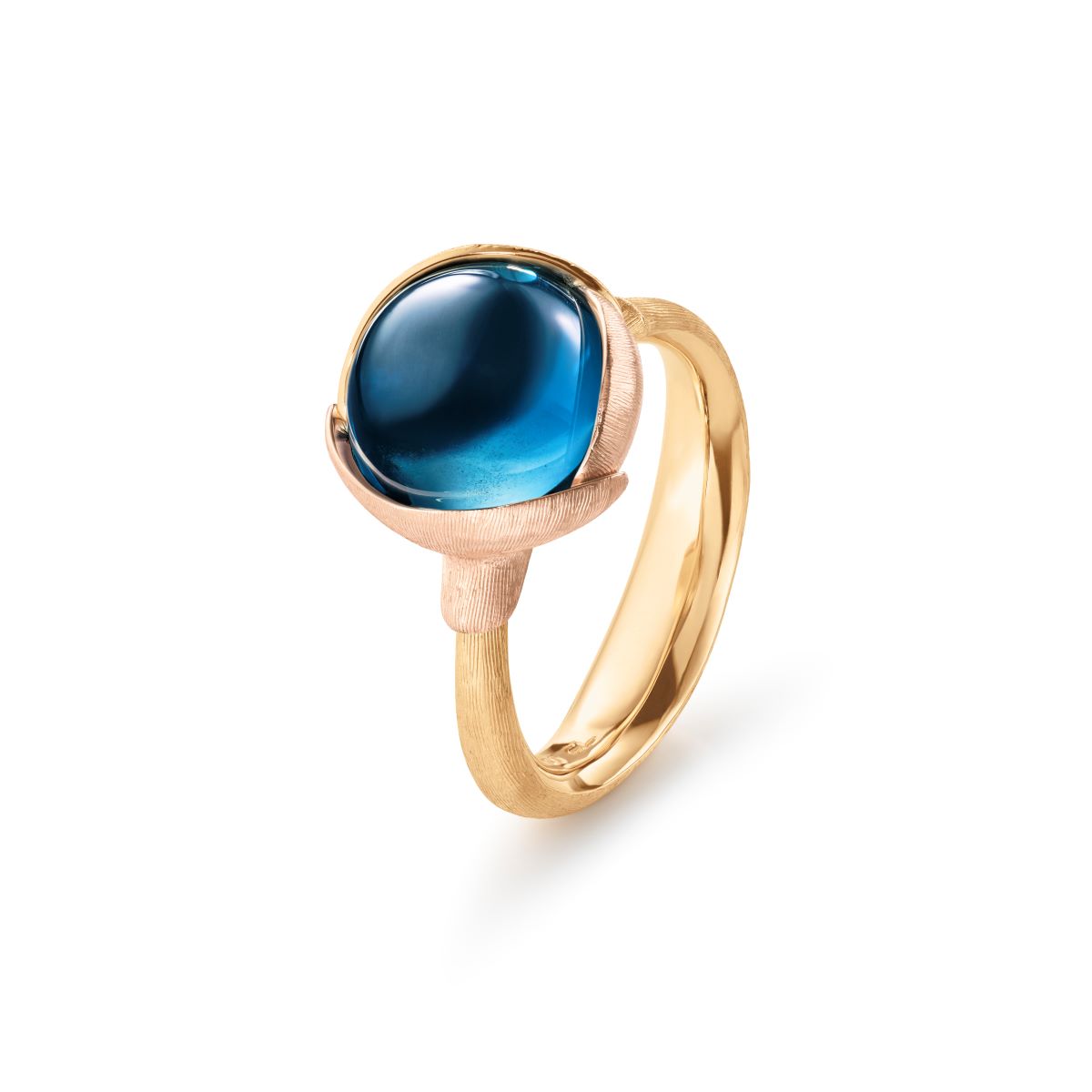 Ole Lynggaard London Blue Lotus Ring #2