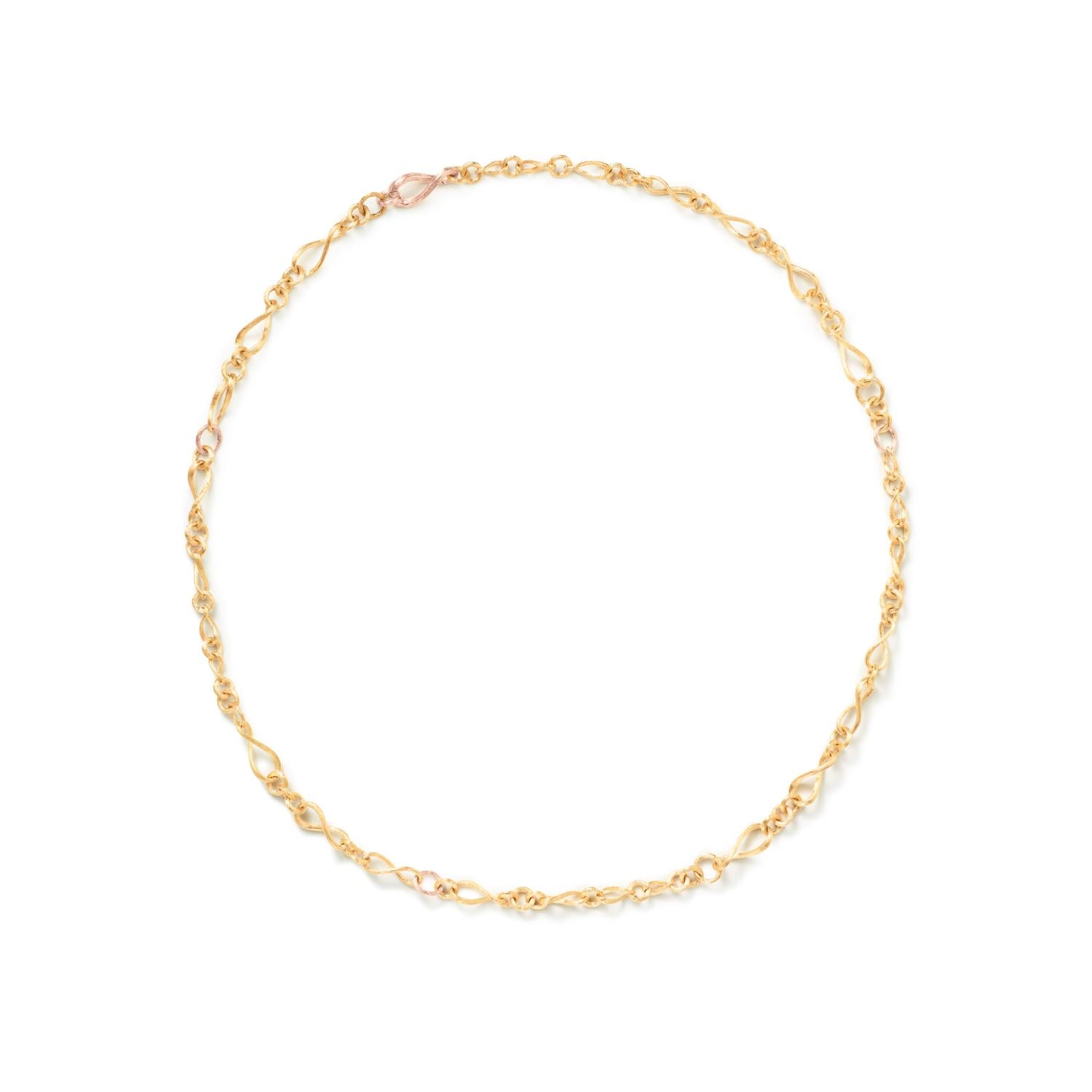 Love Collier mini in 18 karat Yellow & Rose gold.