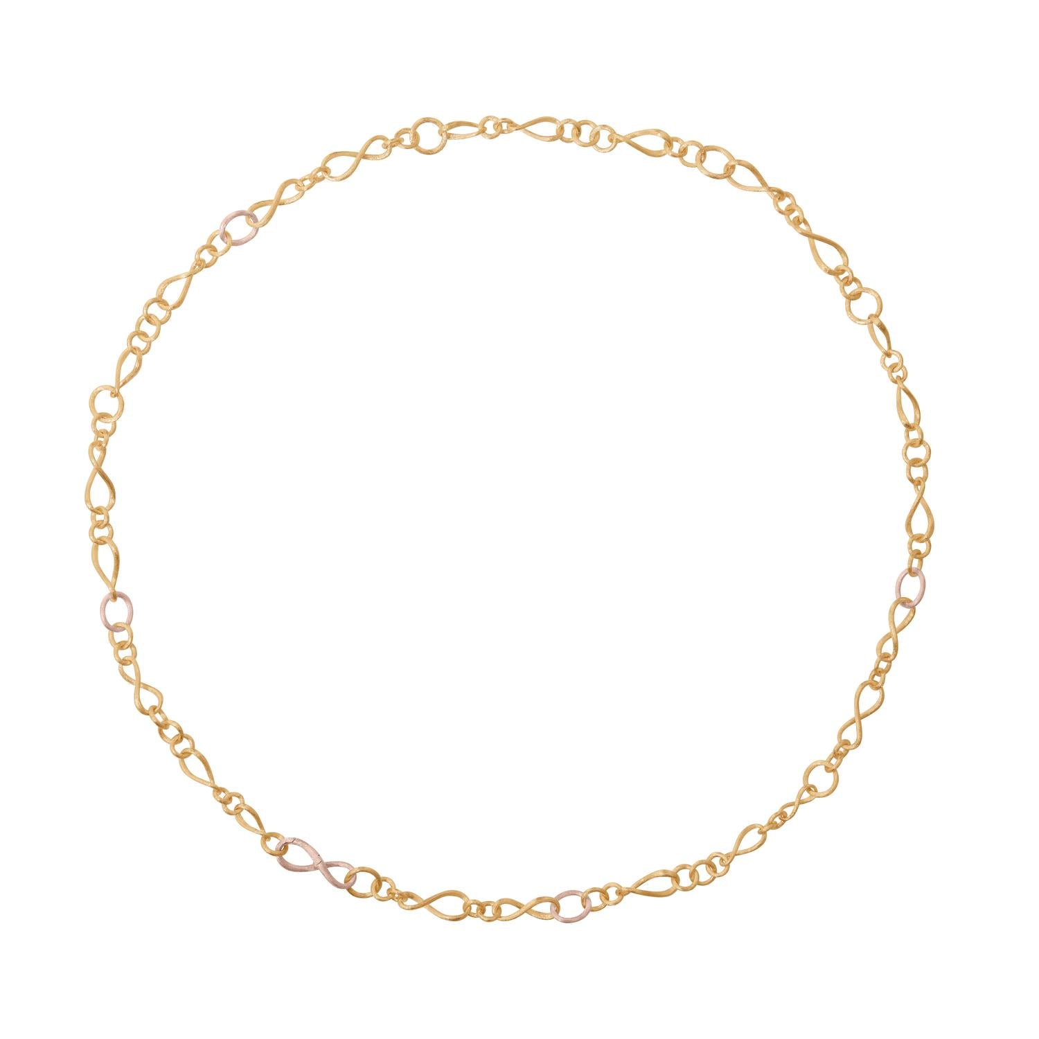 Love Collier mini in 18 karat Yellow & Rose gold.