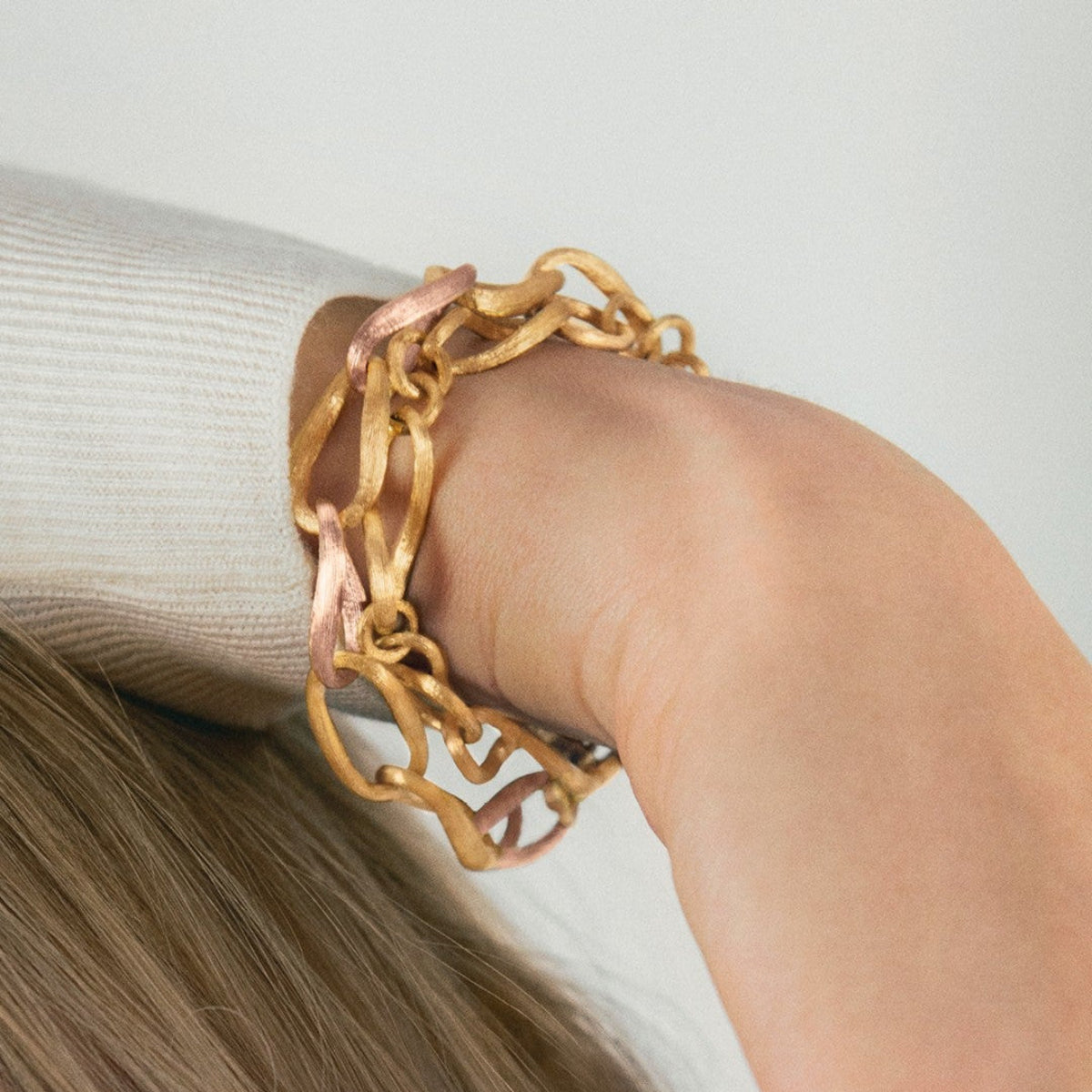 Ole Lynggaard Medium and small bracelets love collection