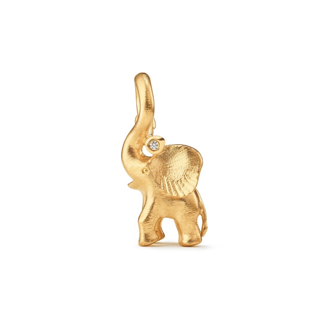 Ole Lynggaard Elephant Charm Yellow Gold - Medium