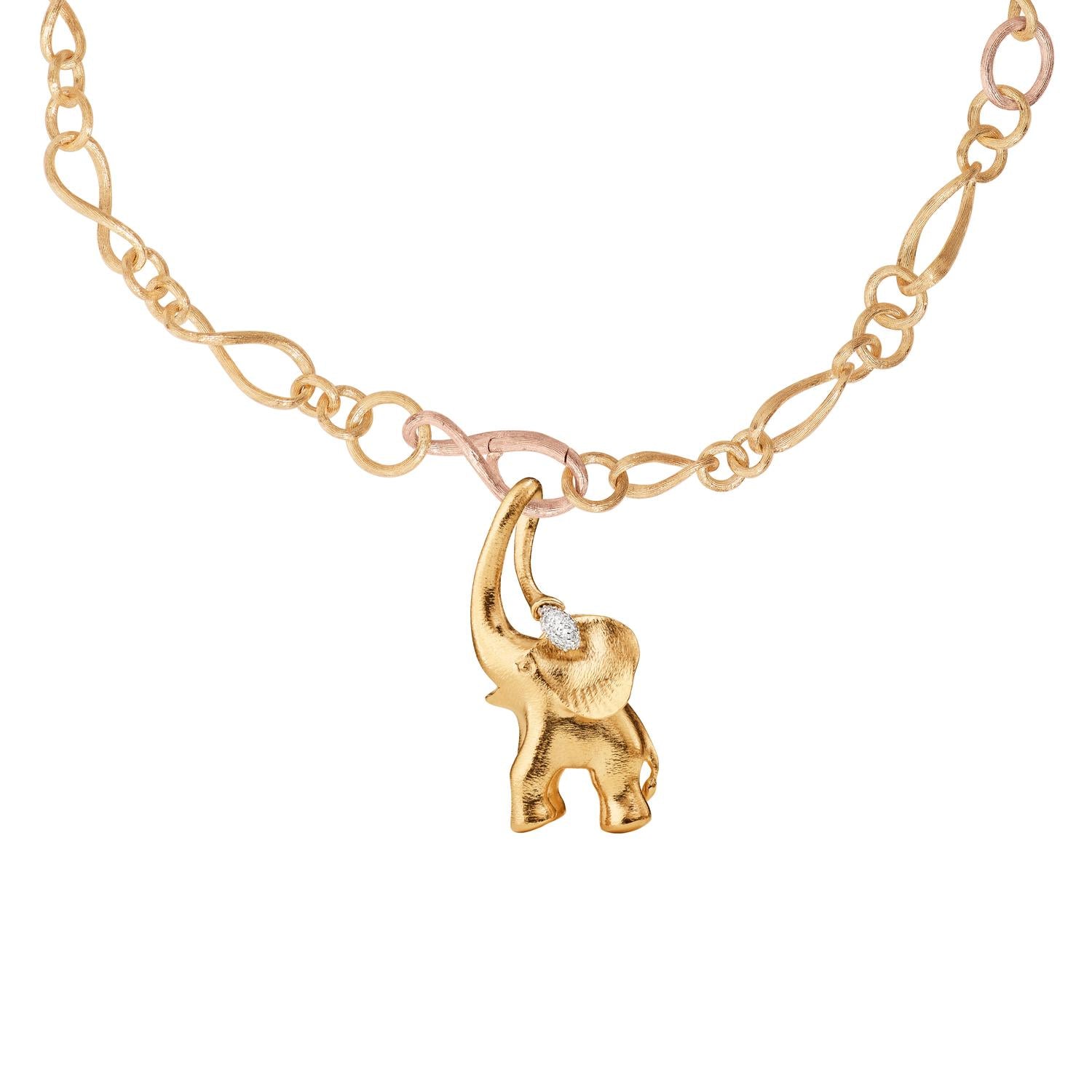 Ole Lynggaard Large Elephant on Love collier small