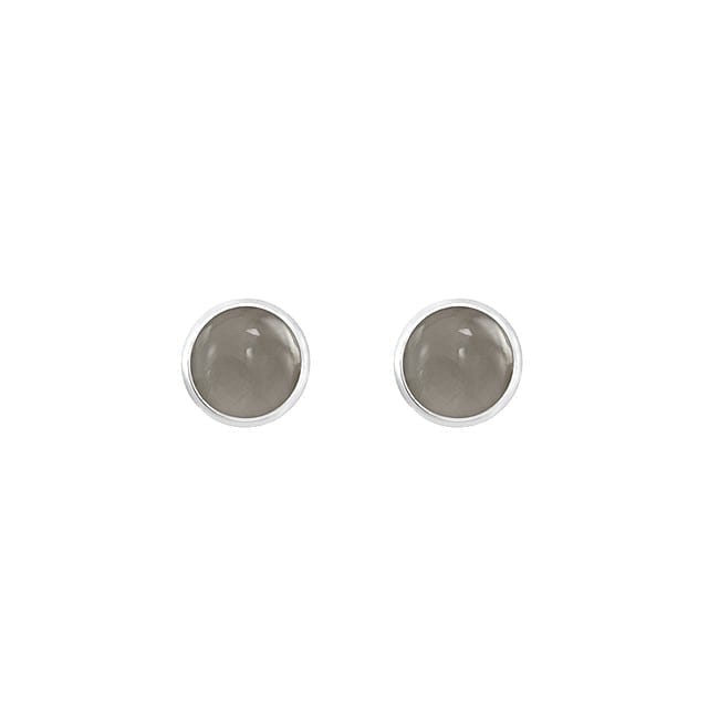 Ole Lynggaard Lotus Earrings - Grey Moonstone