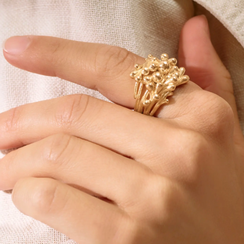 BoHo cluster ring by Ole Lynggaard