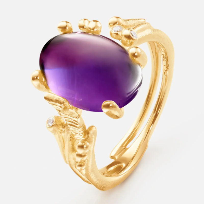 Ole Lynggaard BoHo Amethyst ring small