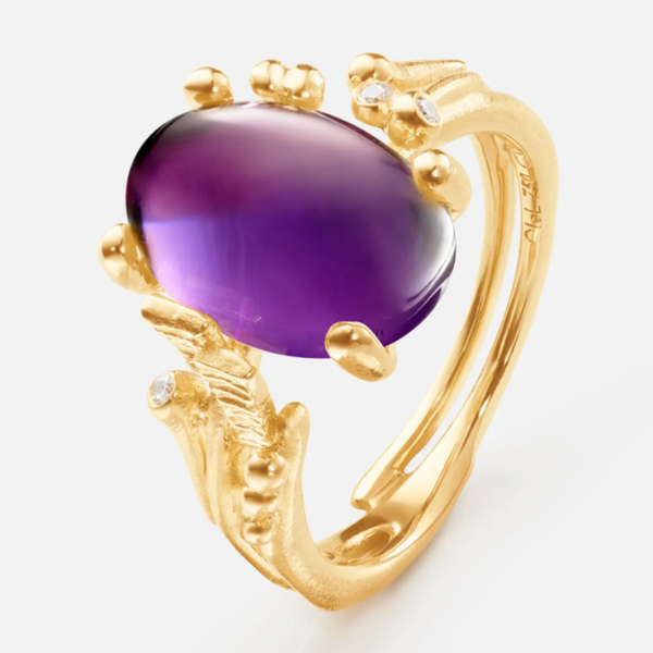 Ole Lynggaard BoHo Amethyst ring small
