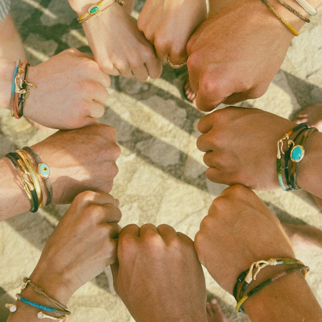 People wearing Ole Lynggaard Life Bracelets