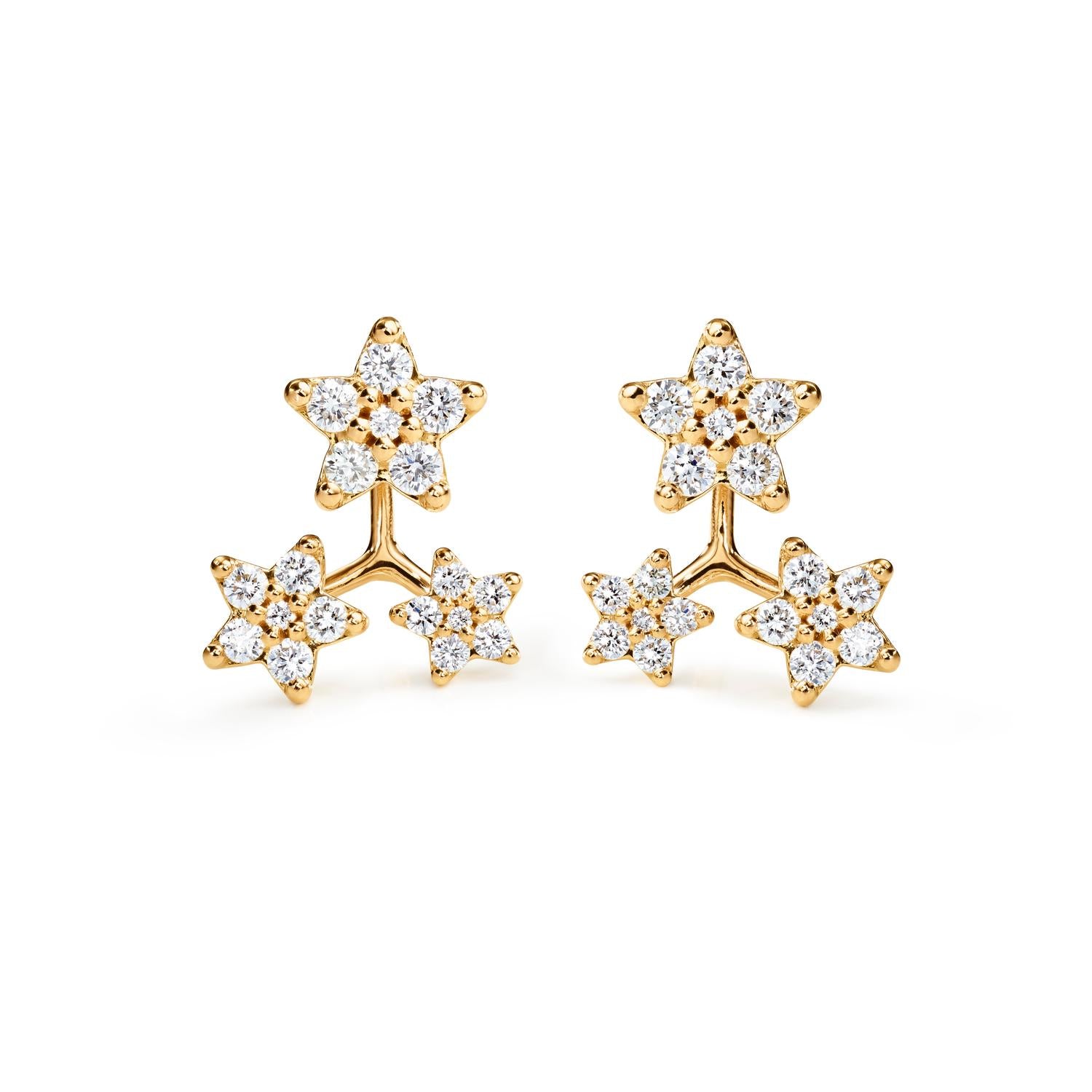 Ole Lynggaard Shooting Stars 3 earrings