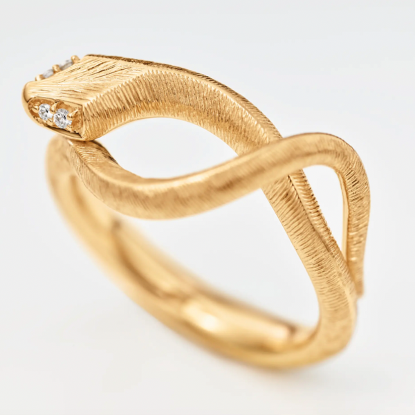 Snake ring Small in 18ct gold