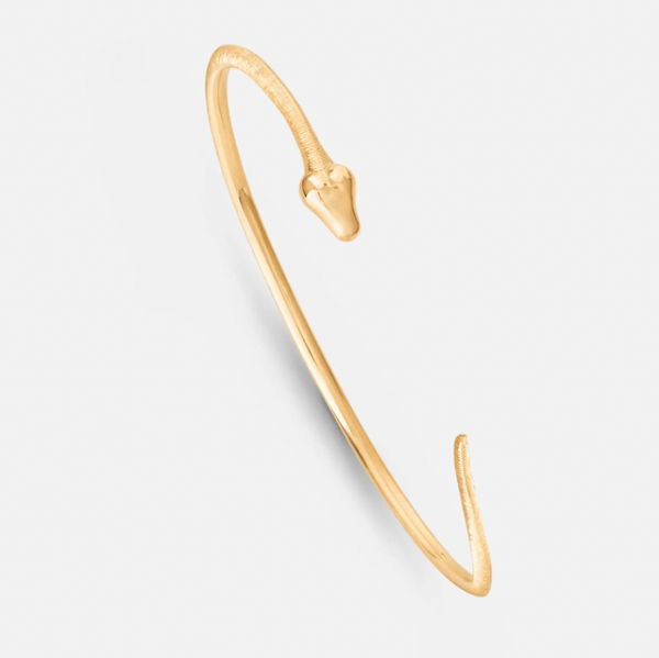 OLC Snake bangle mini in 18ct gold