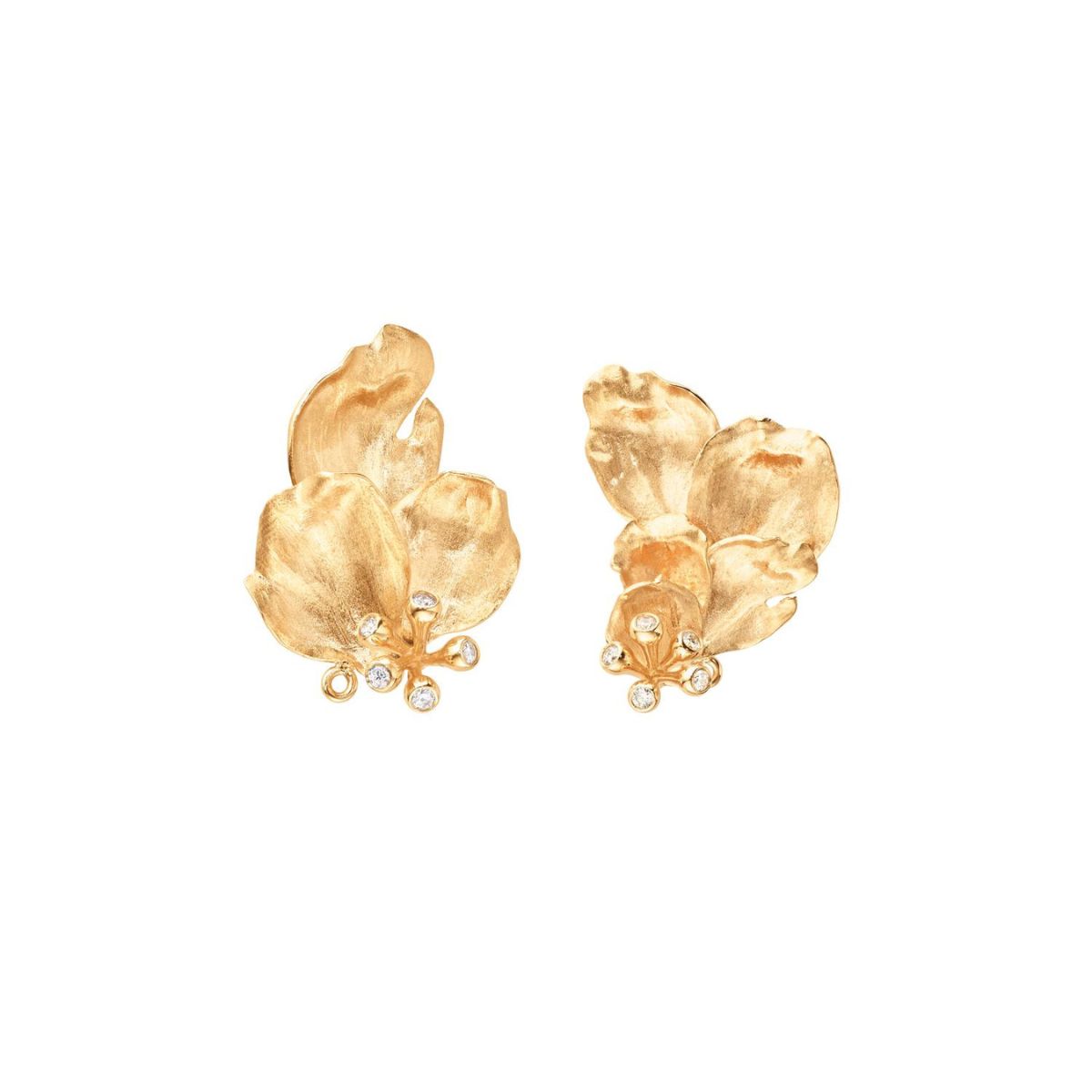Ole Lynggaard Wild Rose earrings pair