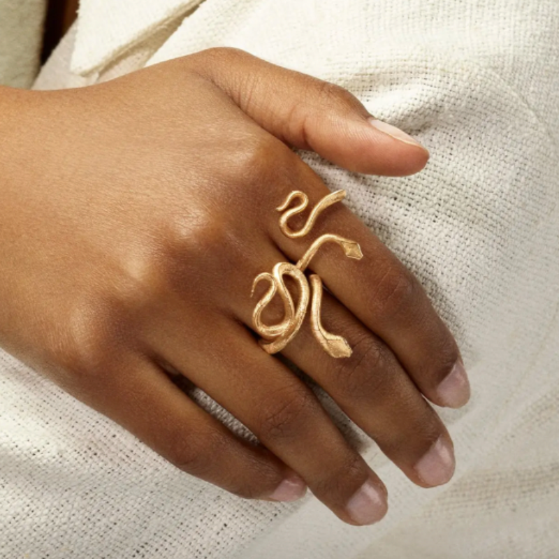 Mini Snakes ring by Ole Lynggaard