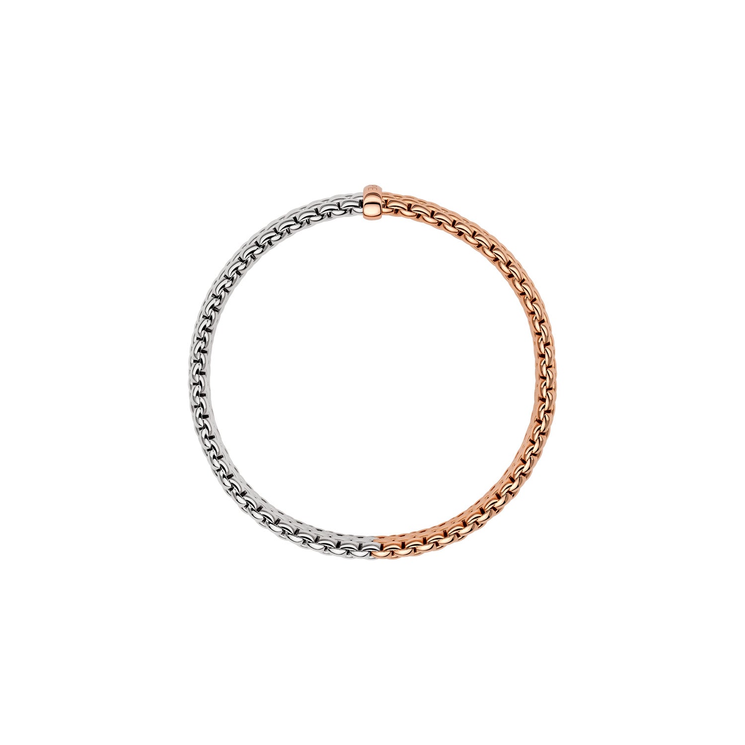 Profile image of Fope Panorama BiCOlour bracelet rose and white gold