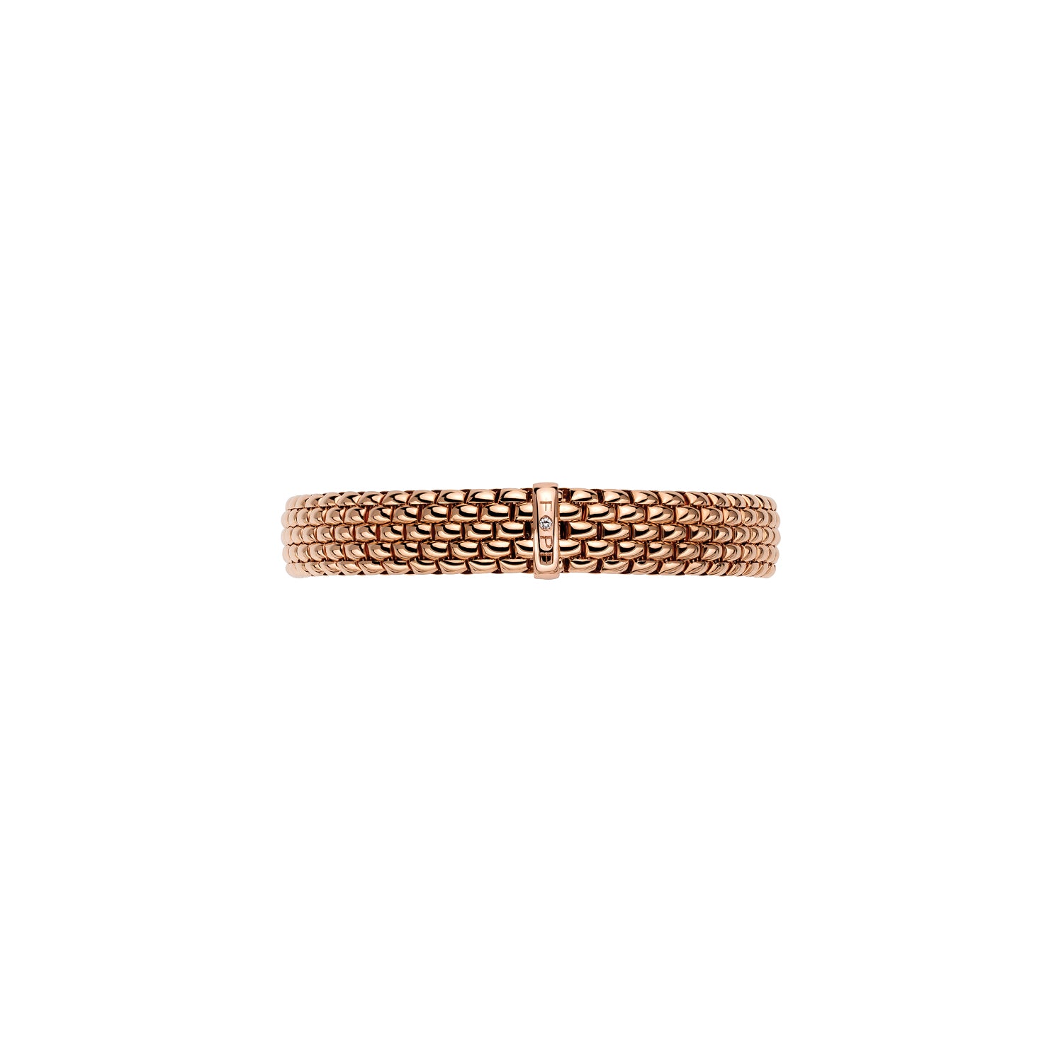 Fope Panorama Essentials Rose Gold Bracelet front on image


