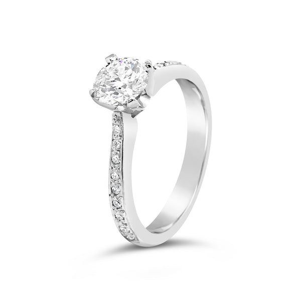 0.71ct Phoebe Aura Goddess Engagement Ring