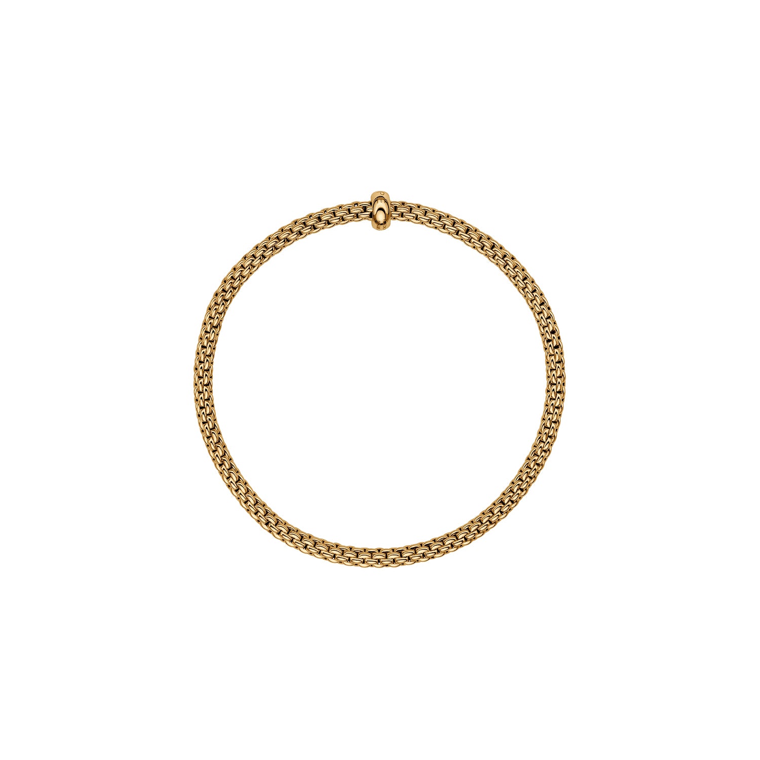 Fope Prima Essentials bracelet in Yellow Gold profile