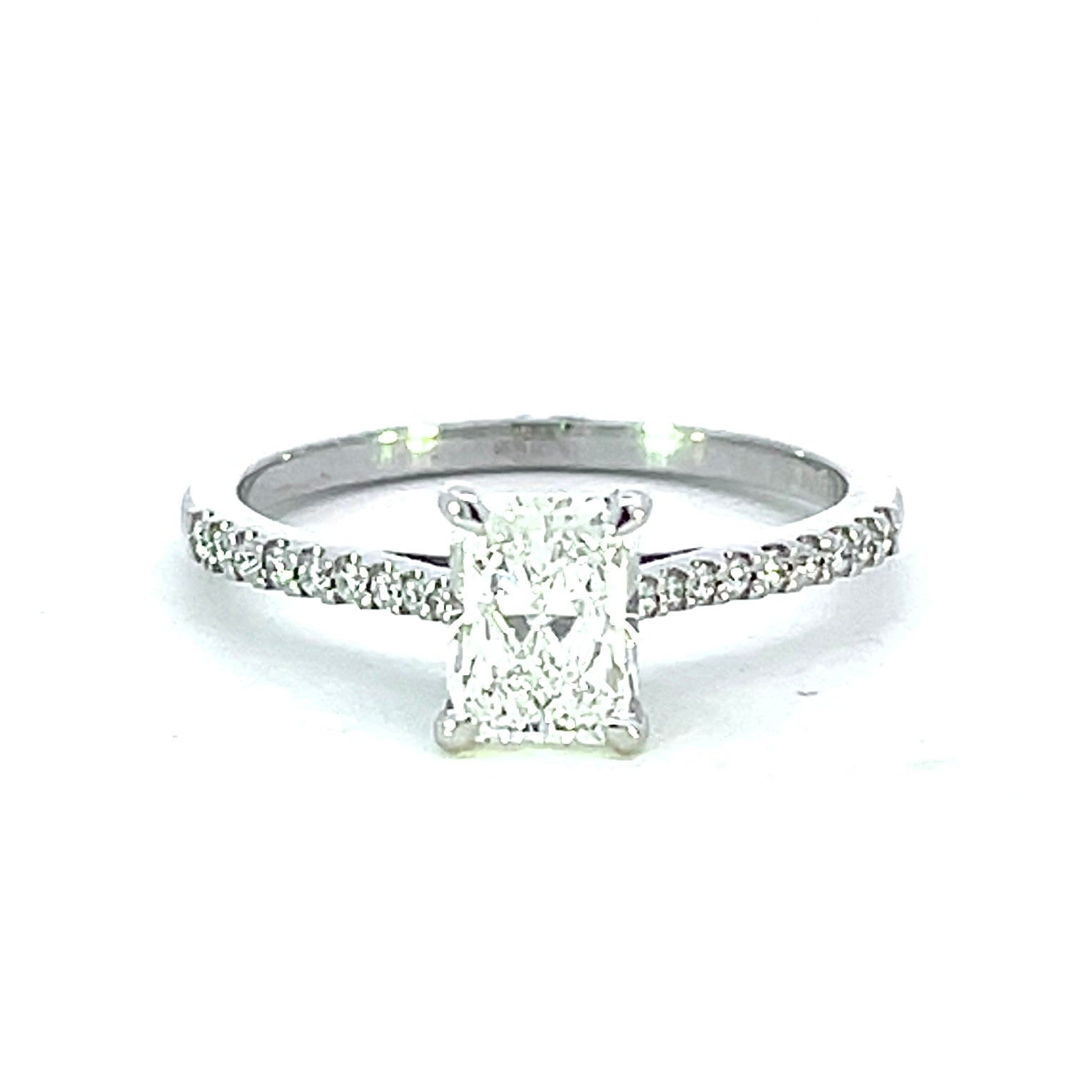 Radiant Cut Natural Diamond Ring