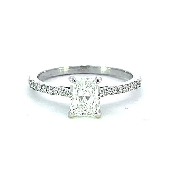 Radiant Cut Natural Diamond Ring