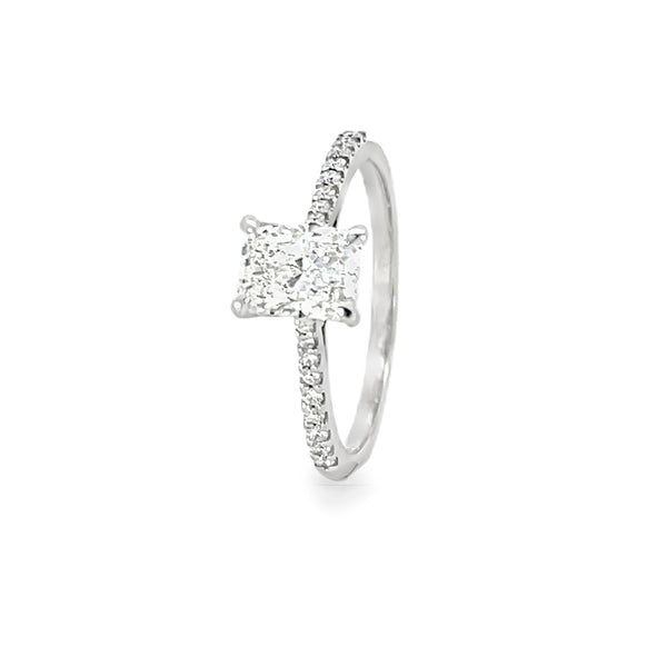 Radiant Cut Natural Diamond Ring