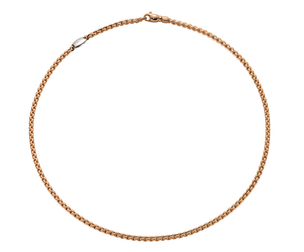 Fope' Eka tiny necklace Rose Gold