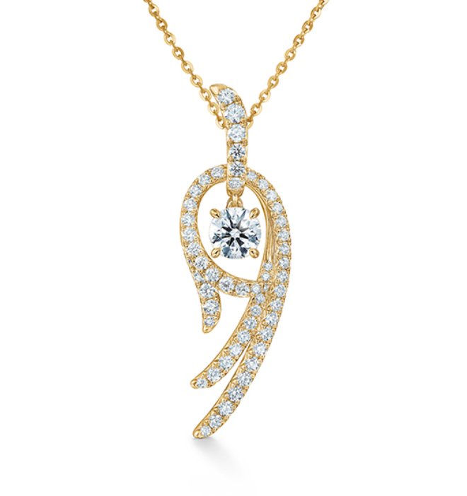 Vela twisted pendant
