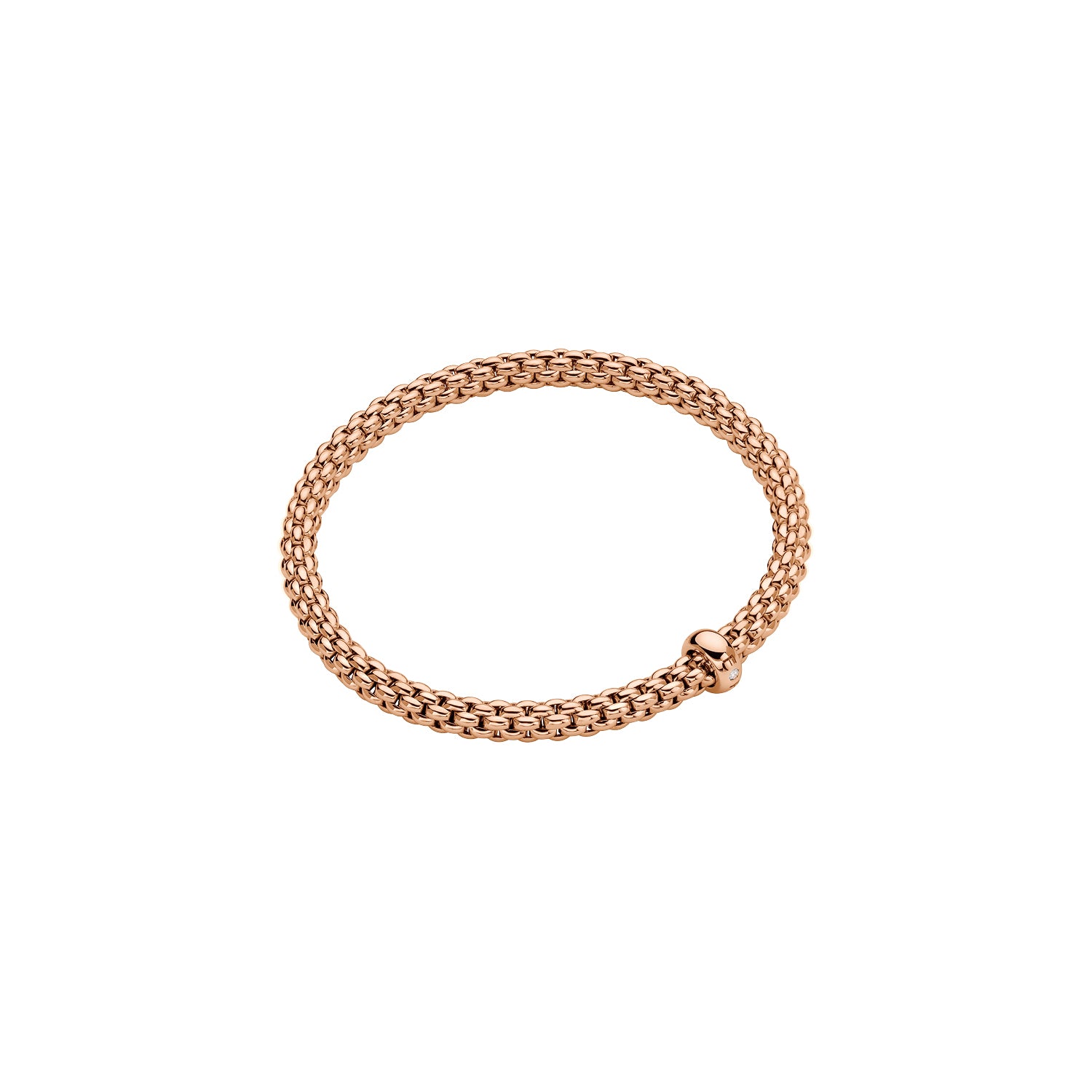 Fope Solo Essential Bracelet in Rose Gold