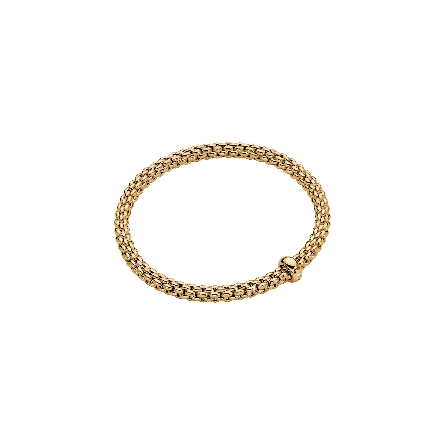 Fope Solo Essential Bracelet in Yellow Gold
