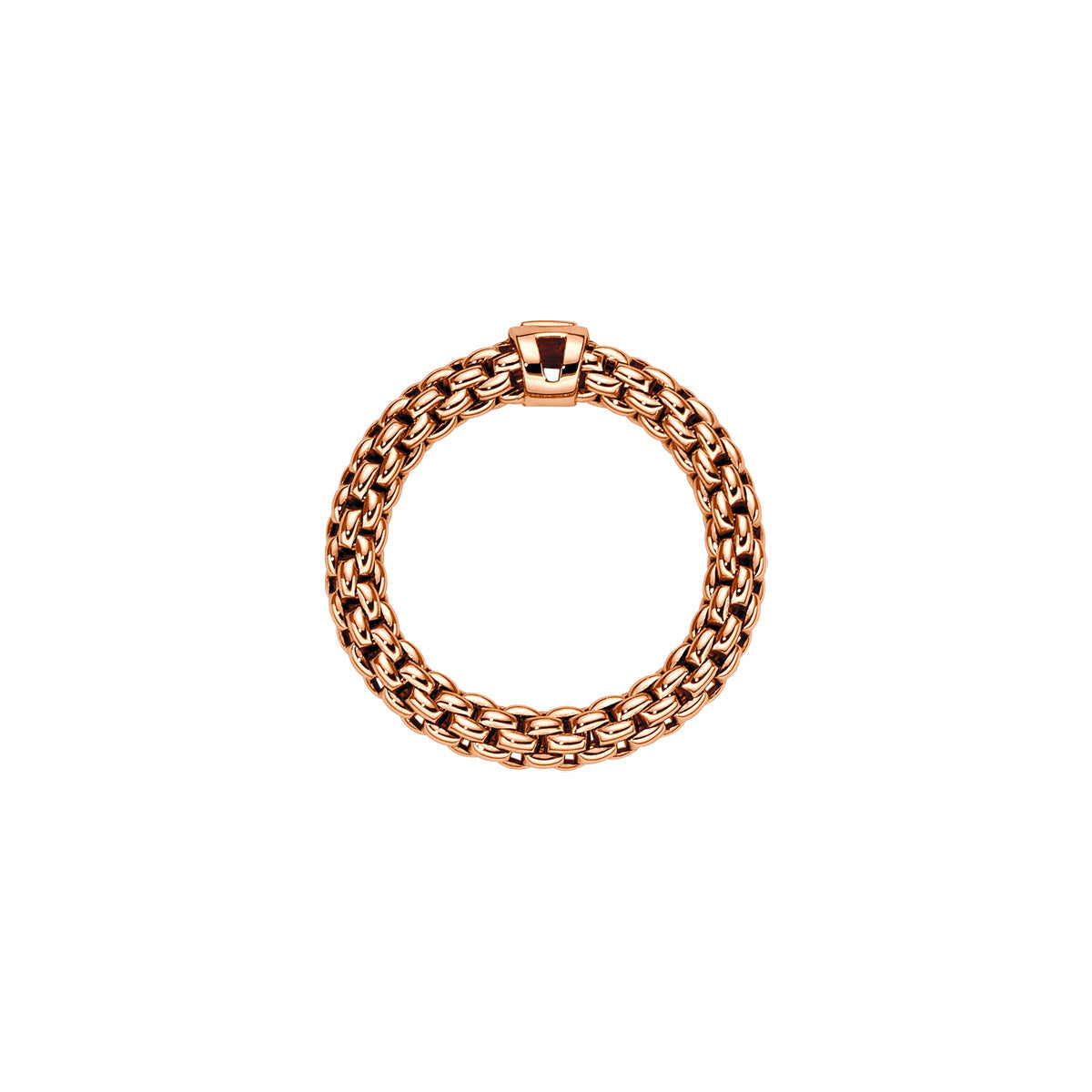 Fope Souls Ring in rose gold profile view