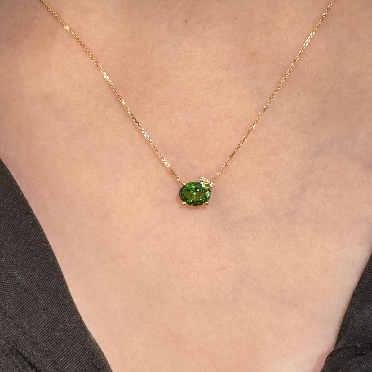 Trewarne Tsavorite Garnet necklace