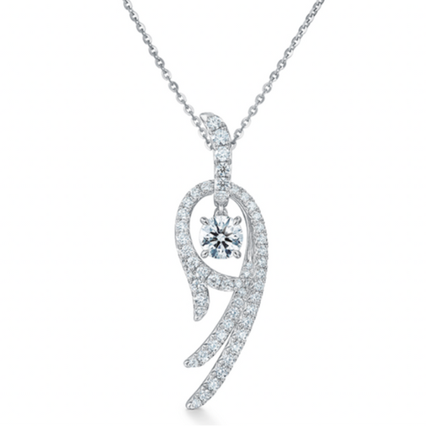 Hearts on Fire 'Vela' collection diamond twisted pendant