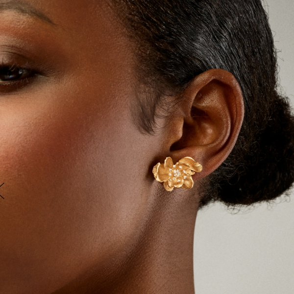 Ole Lynggaard Wild Rose earrings