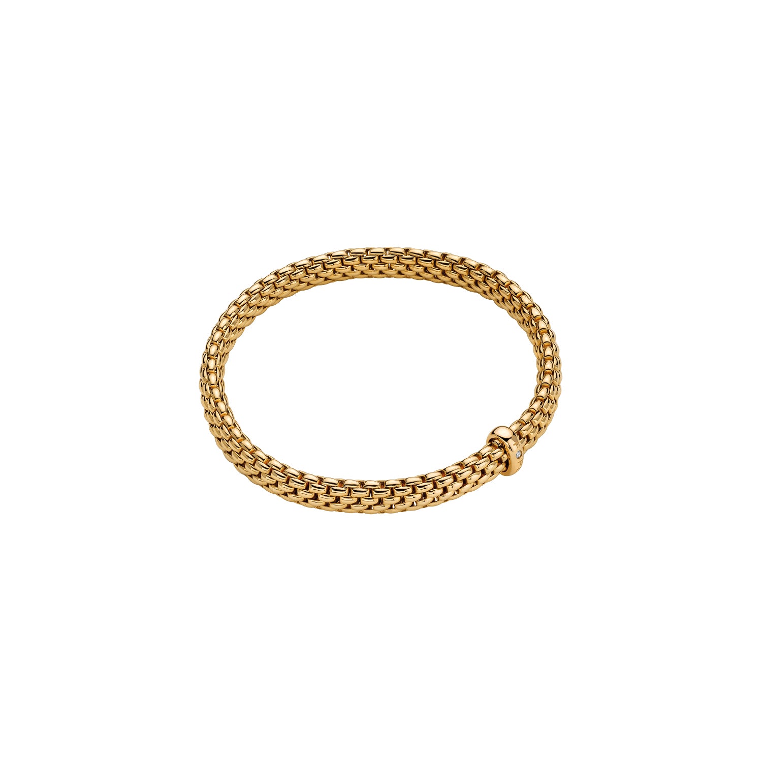 Fope Vendome Essentials Bracelet in Yellow Gold.