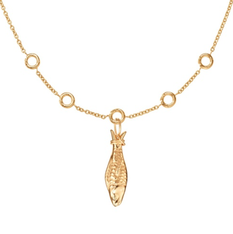 Ole Lynggaard yellow gold Yopung Fish pendant