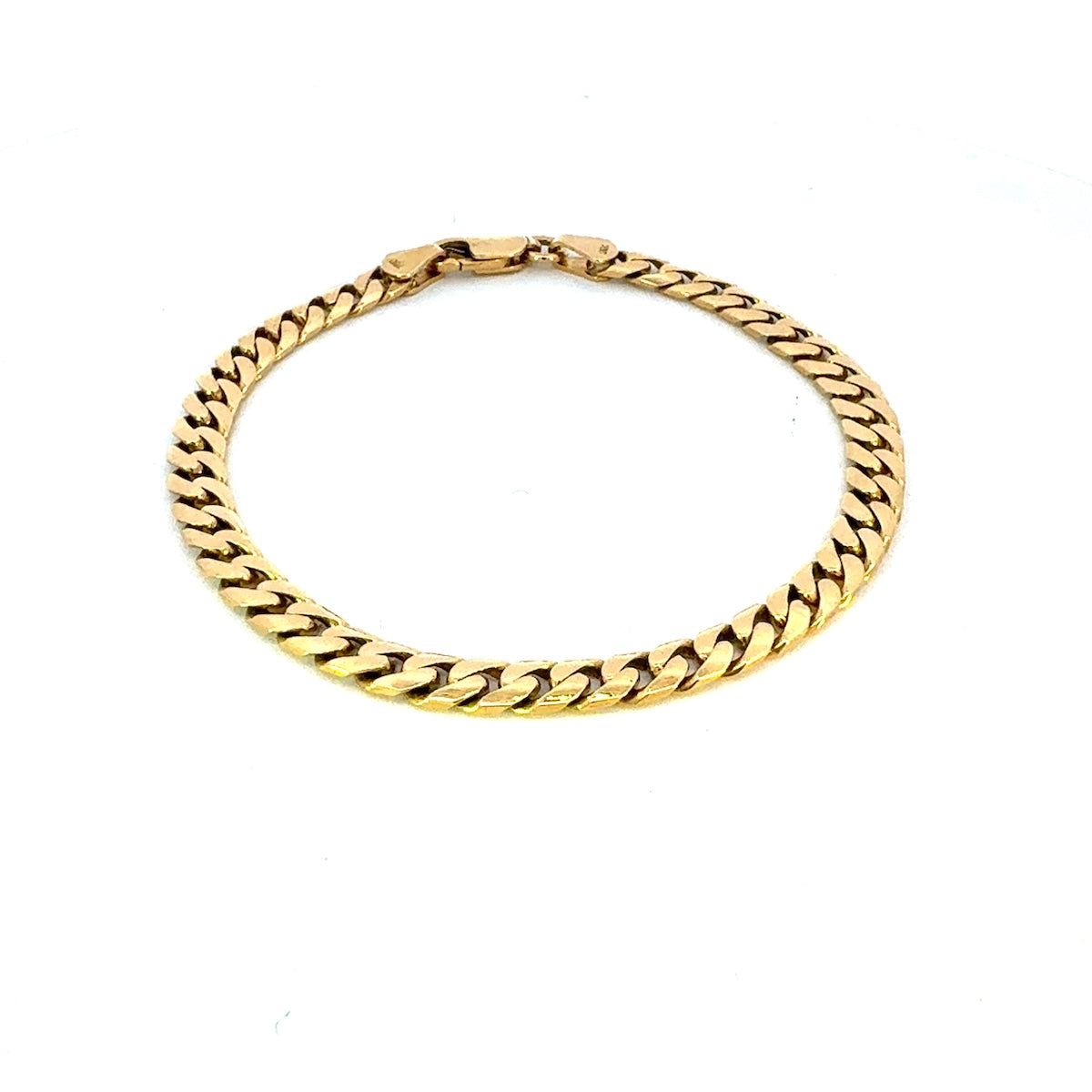 Cuban Link Gold Bracelet - Handmade - 18ct