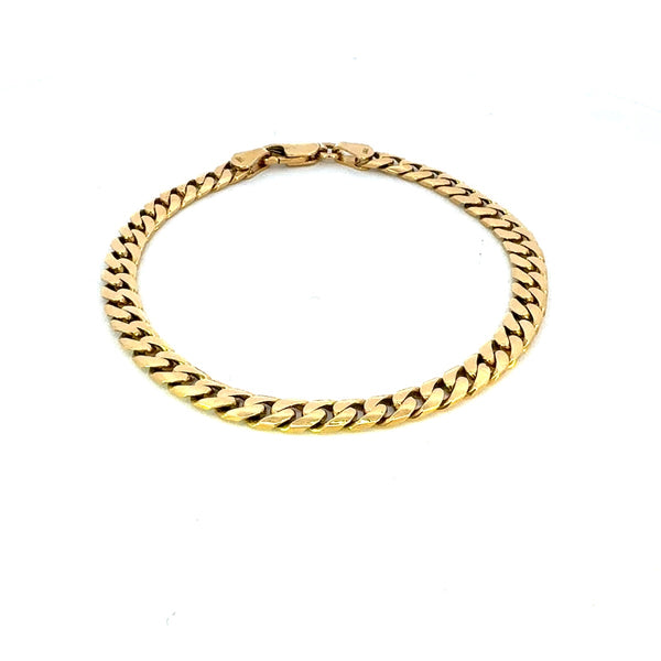 Cuban Link Gold Bracelet - Handmade - 18ct