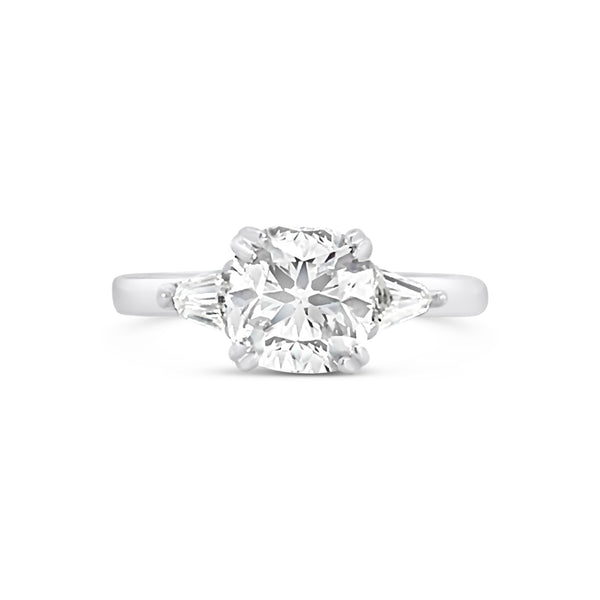 Cushion Cut Natural Diamond Ring