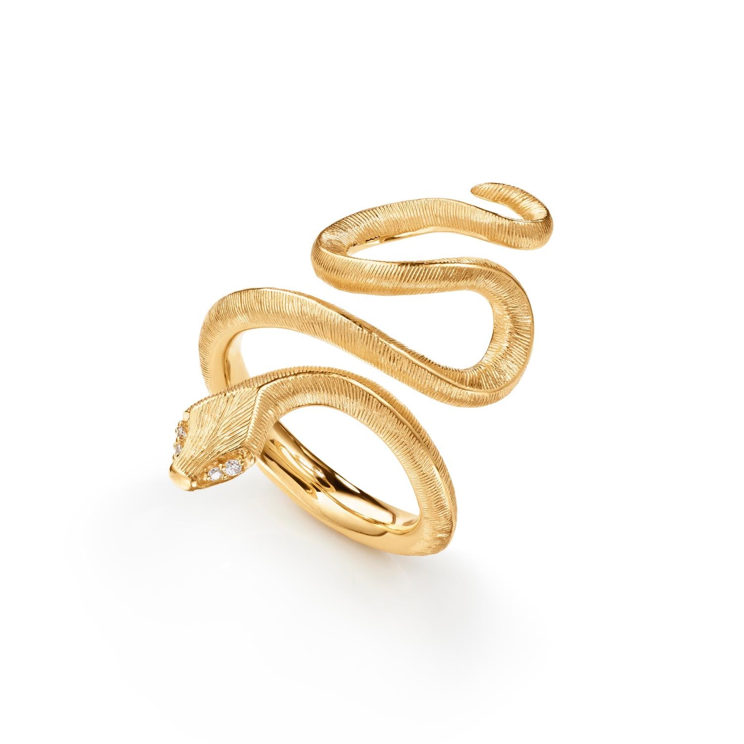 Ole Lynggaard gold snake ring medium