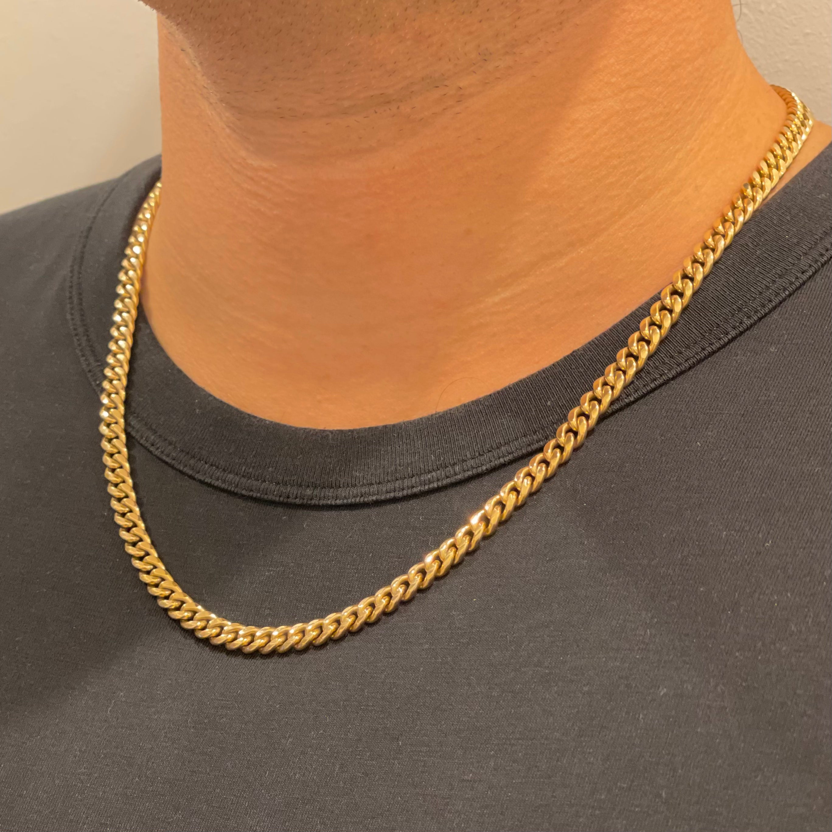 Cuban Link Gold Chain Handmade