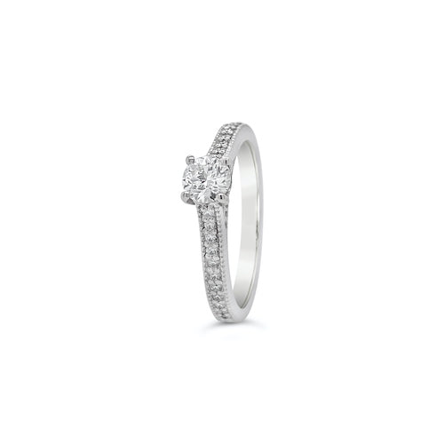 JUNO Diamond Ring featuring with Hearts On Fire Diamonds