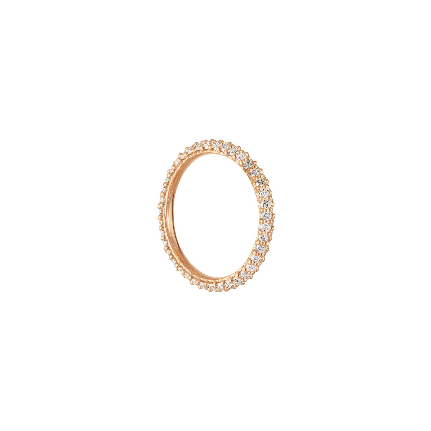 Ole Lynggaard large pave ring pendant fro nature creol hoop earrings