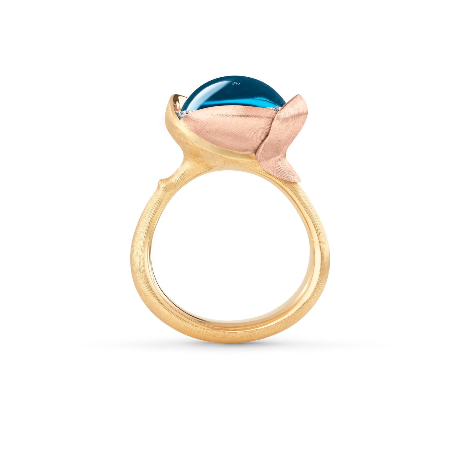 Ole Lynggaard London Blue Lotus ring #3