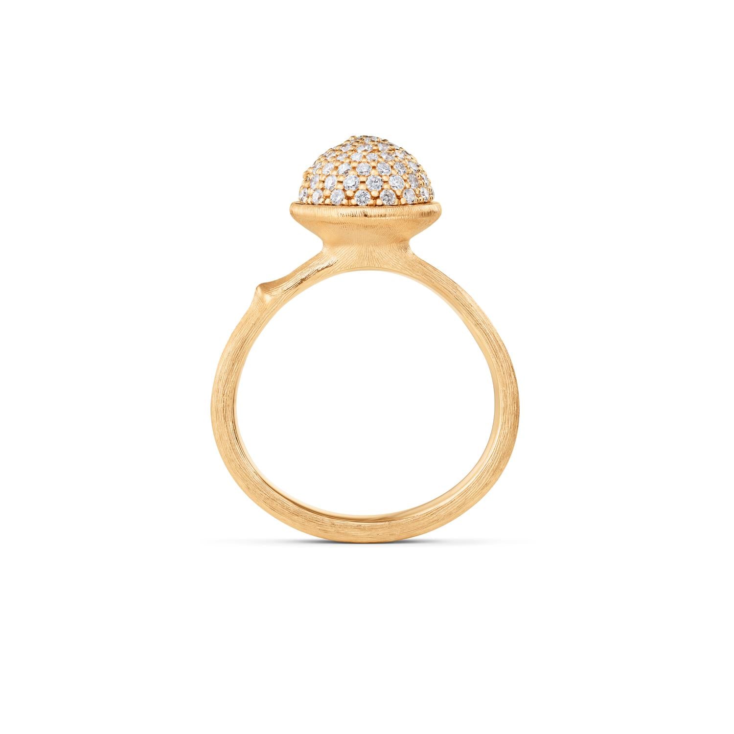 Ole Lynggaard Pave Lotus ring medium profile image