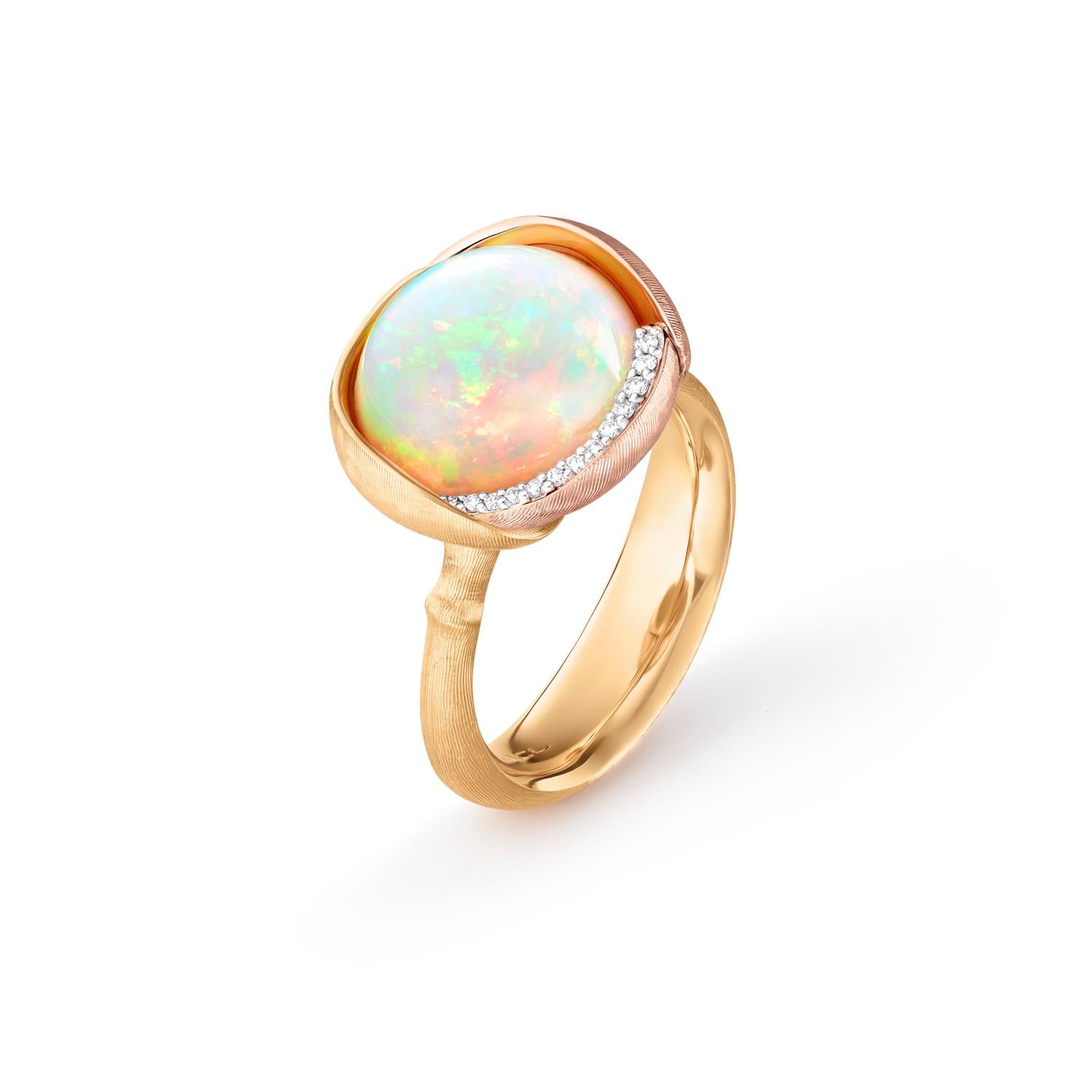 Ole Lynggaard Size 3 Opal Lotus Ring