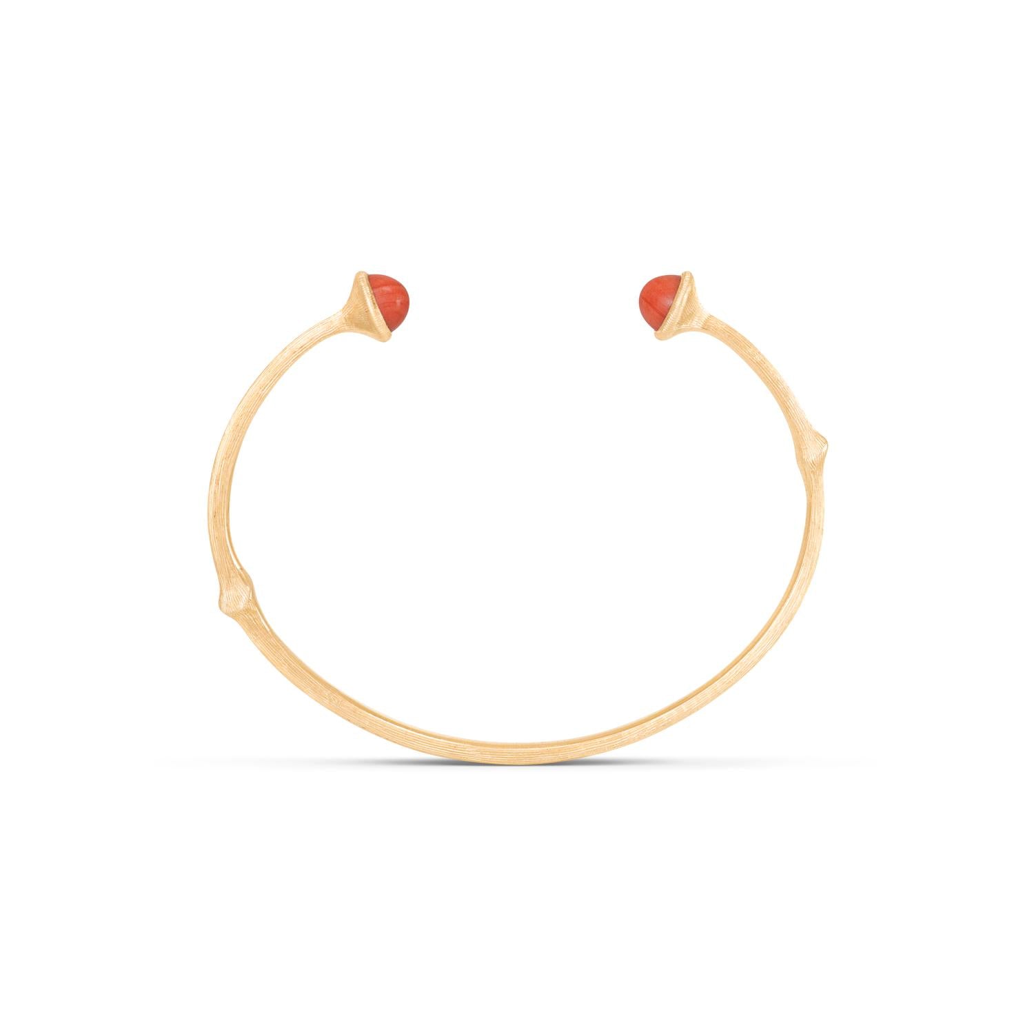 Ole Lynggaard Nature Bangle with Coral 
