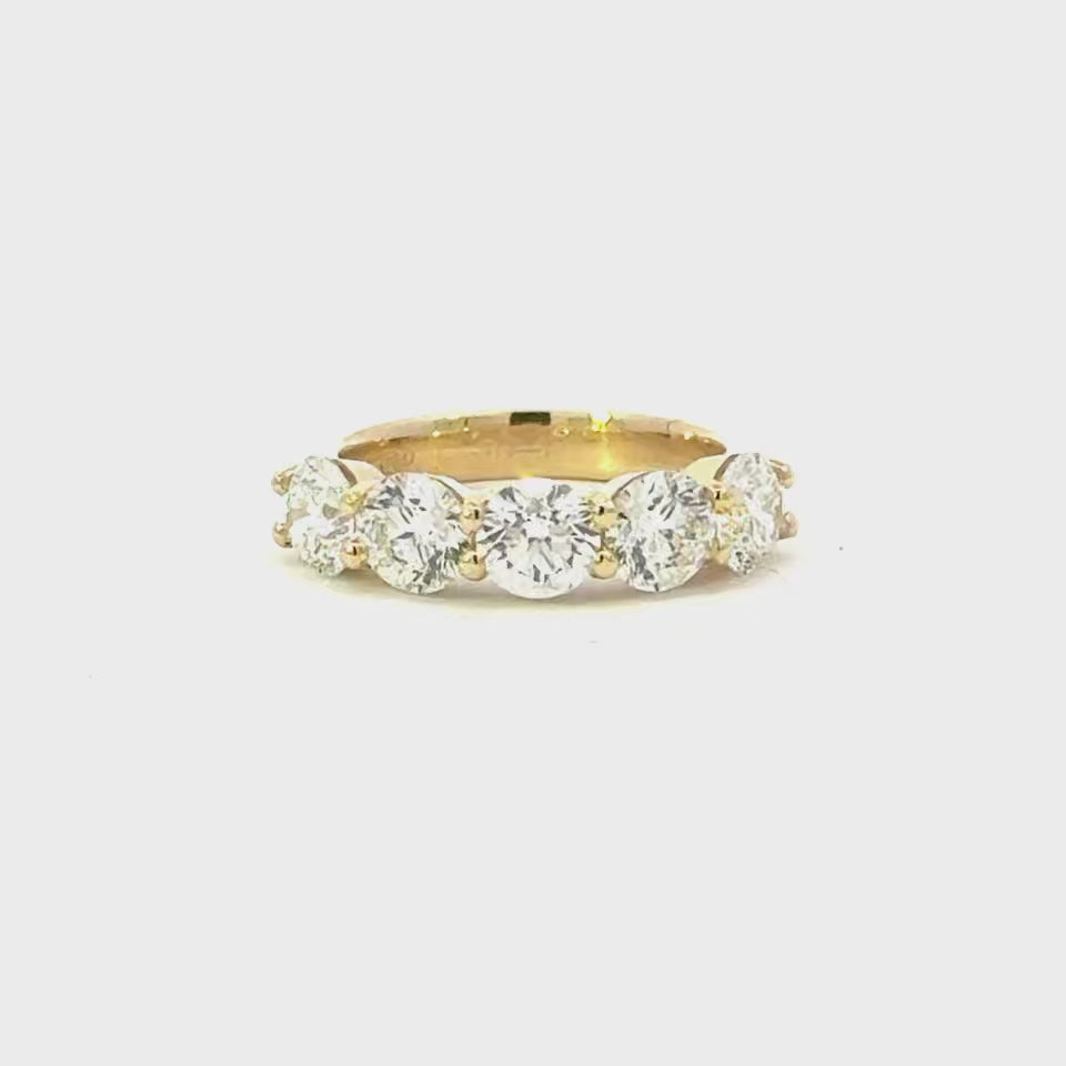 Five Diamond Ring  - 3.50cts