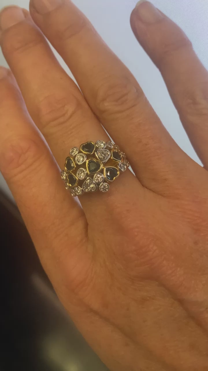 Sapphire and Diamond Dress Ring