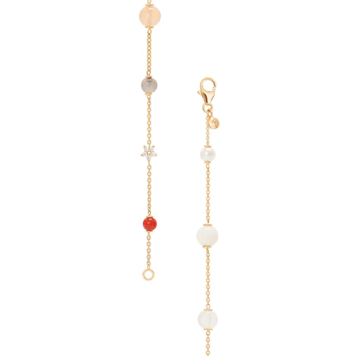 Shooting Star Bracelet - Coral - Diamond