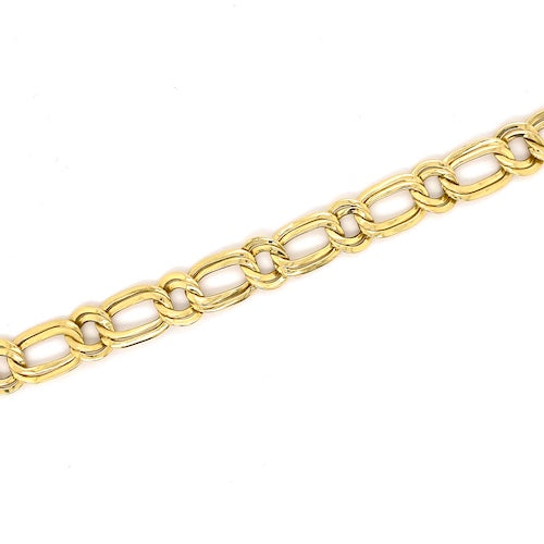 18ct Vintage Flat Link Bracelet