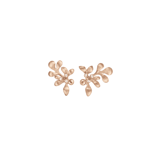A2660-701Rose gold gipsy earring studs